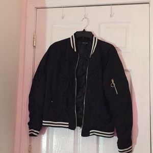 Black and white jacket